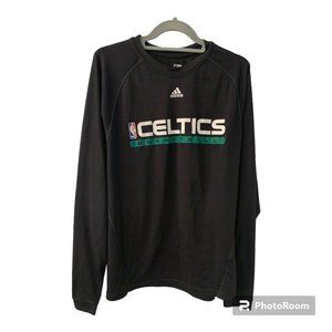 ADIDAS NBA Celtics Basketball Long Sleeve T-Shirt / Size M